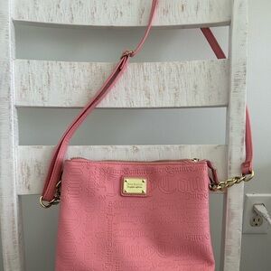 Juicy Couture Embossed Pink Crossbody Bag